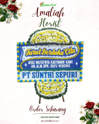 Papan Bunga Duka di Lelea