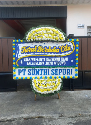 Papan Bunga Duka di Lelea