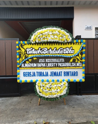 Papan Bunga Duka di Lelea